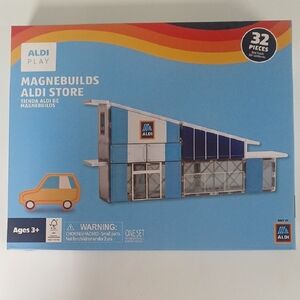 Aldi play. Magnebuilds Aldi Store Set - Blue and Orange